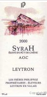 Les Frères Philippoz - Syrah