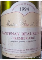 Mestre Père et Fils - 1er Cru Beaurepaire