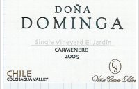 Dona Dominga - Carmenere - Single Vineyard El Jardin