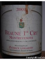 Patrick Girardin - 1er Cru Montrevenots
