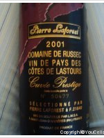 Domaine de Russec, Cuvée Prestige