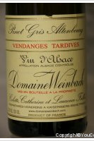 Domaine Weinbach - Altenbourg - Vendanges Tardives