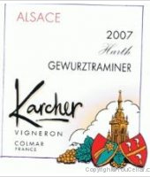 Robert Karcher Gewurztraminer Harth