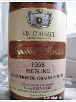 Vignobles Reinhart Riesling Sélection de Grains Nobles