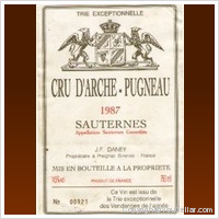 Cru d'Arche-Pugneau - Trie Exceptionnelle