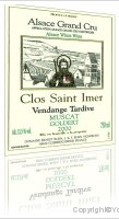 Domaine Ernest Burn - Grand Cru Goldert - Clos Saint-Imer - Vendanges Tardives