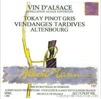Albert Mann - Altenbourg Vendanges Tardives