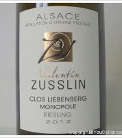 Domaine Valentin Zusslin - Clos Liebenberg