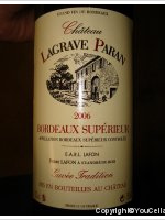 Château Lagrave Paran - Cuvée Tradition