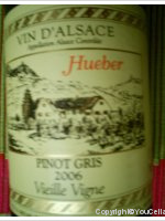 Hueber Pinot Gris Vieille Vigne