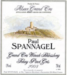 Paul Spannagel - Wineck-Schlossberg - Pinot Gris 