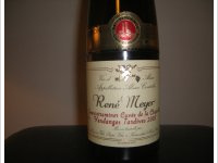 René Meyer - Cuvée de la Chapelle - Vendange tardive