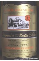 Raymond et Martin Klein - Grand cru Zinnkoepflé Vendanges Tardives