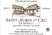 Henri Prudhon et Fils - 1er Cru En Remilly
