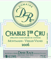 Denis Race - 1er Cru - Montmain - Cuvée Vieilles Vignes