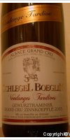 Schlegel Boeglin - Grand Cru Zinnkoepfle Vendanges Tardives