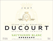 Réserve de Famille Ducourt - Sauvignon blanc