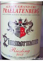 Zimmermann - Grand Cru Praelatenberg