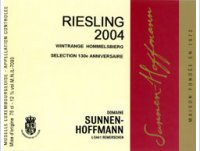 Domaine Sunnen-Hoffmann - Wintrange Hommelsbierg 