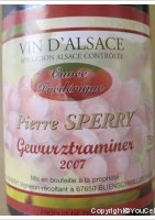 Pierre Sperry Gewurztraminer Cuvée Frédérique