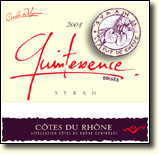 Cécile des Vignes Quintessence Syrah