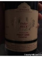 Didier Beck - Réserve