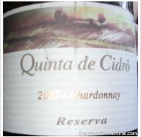 Quinta de Cidrô - Reserva - Chardonnay