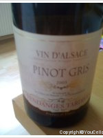 Cellier du Romarin Pinot Gris Vendanges Tardives