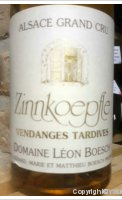 Domaine Léon Boesch - Grand Cru Zinnkoepfle - Vendanges Tardives