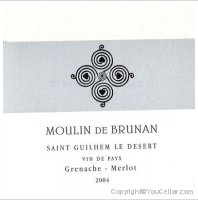 Moulin de Brunan, Grenache Merlot