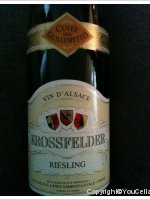 Krossfelder Riesling Cuvée des Guillemettes