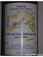 Jean Claude Koehler - Cuvée Matthieu