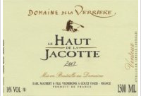 Domaine de la Verriere Le Haut de la Jacotte