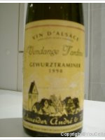 André Schneider et Fils - Vendanges Tardives