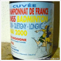 Gérard Boyer, Cuvée Championnat de France UNSS Badminton