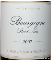 Maison Saint Nicolas Pinot Noir
