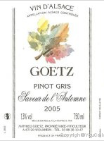Goetz - Saveurs de l'Automne