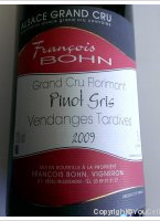 François Bohn - Grand Cru Florimont Vendanges tardives