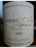 Abbaye de Santenay - 1er Cru - Gravières