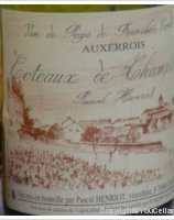 Pascal Henriot, Auxerrois Coteaux de Champlitte