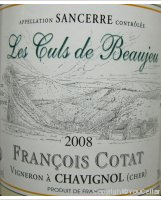 François Cotat - Les Culs de Beaujeu