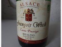 François Weck  Riesling Cuvée Prestige