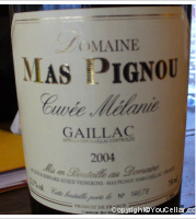 Domaine Mas Pignou - Cuvée Mélanie