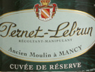 Pernet-Lebrun - Réserve Brut