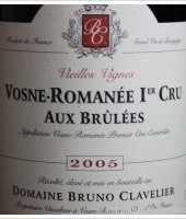 Domaine Bruno Clavelier - 1er cru aux Brûlées