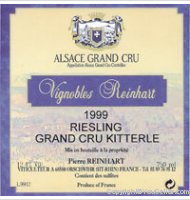 Vignobles Reinhart - Grand Cru Kitterle