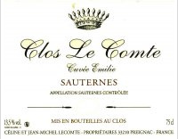 Clos Le Comte - Cuvée Emilie