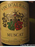 Cave Vinicole d'Ingersheim - Muscat - Réserve Particulière