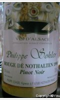 Philippe Sohler Rouge de Nothalten Pinot Noir
