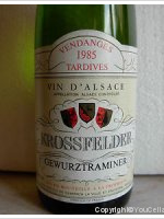 Krossfelder - Vendanges tardives